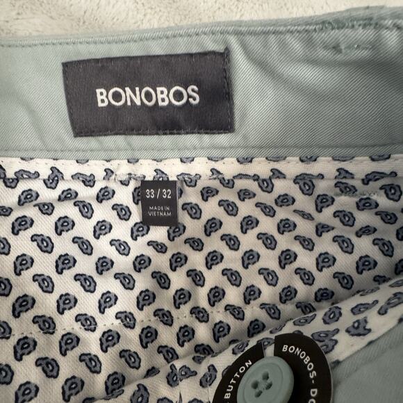 Bonobos Straight Blue Pants Men’s 33/32 - Picture 4 of 9